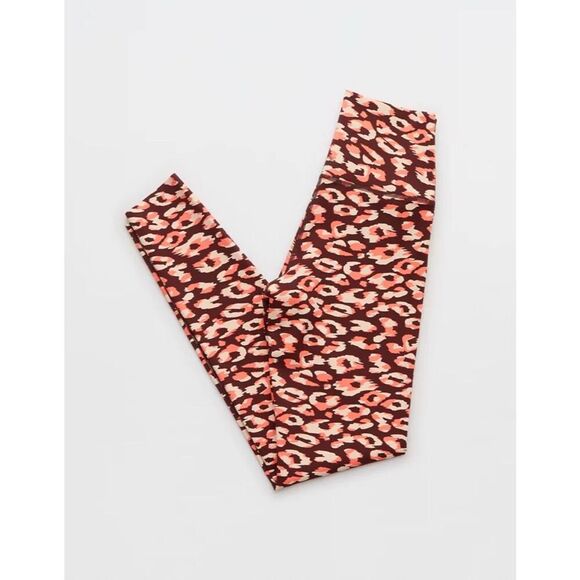 NWT Offline by Aerie Women's Goals High-Waisted 7/8 Leggings Size M Leopard - Picture 4 of 12